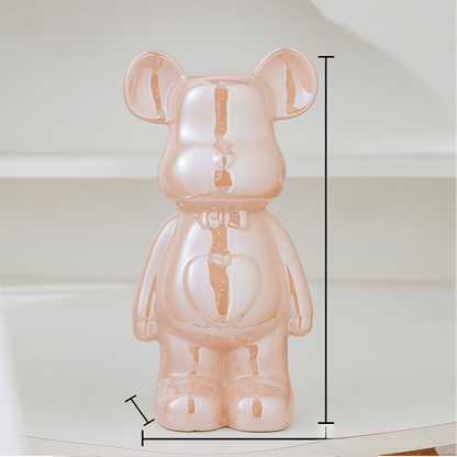 Cute Teddy Bear Figurine for Home Decor
