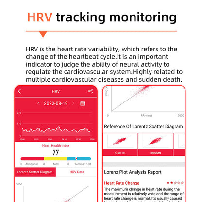 Easy Use Health Monitor Smartwatch Blood Pressure Tracker