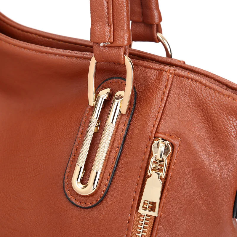 Chic Retro PU Leather Crossbody Bag for Ladies