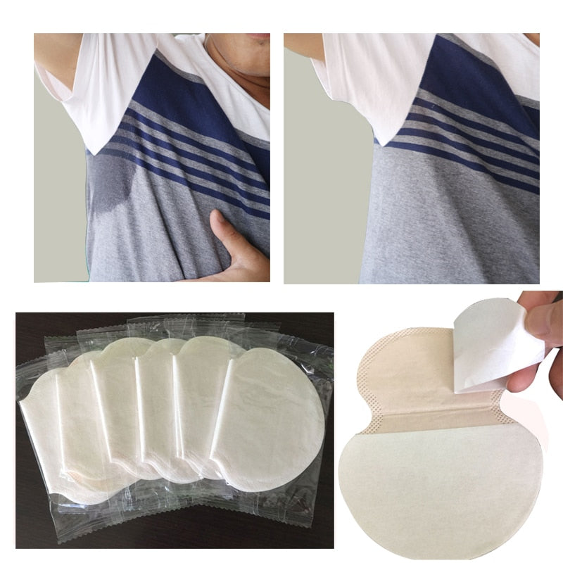 Cooling 50 Pack Sweat Absorbing Stickers - Fesara