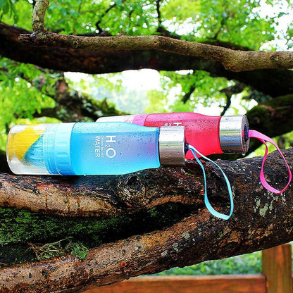 Flavor Infusion Water Bottle with Fruit Strainer