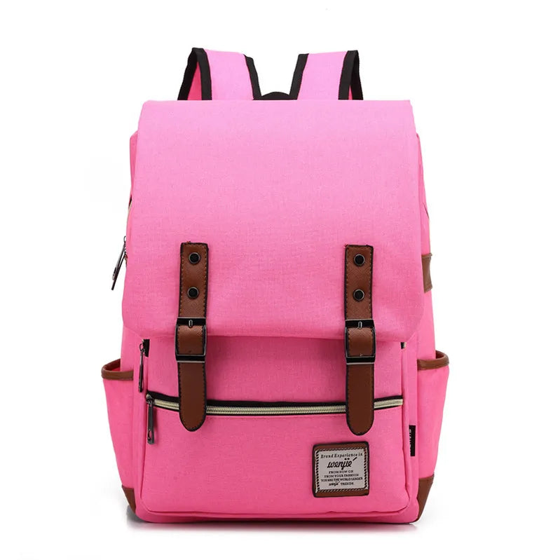 Classic Leather College Backpack