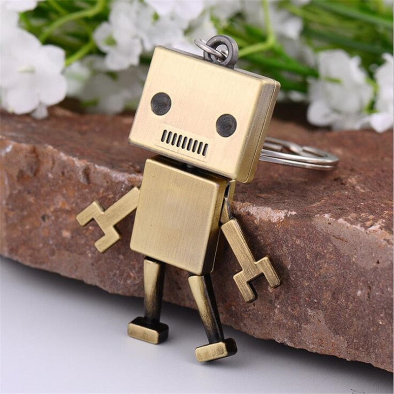 Cute Small Robot Figurine Keychain - Fesara