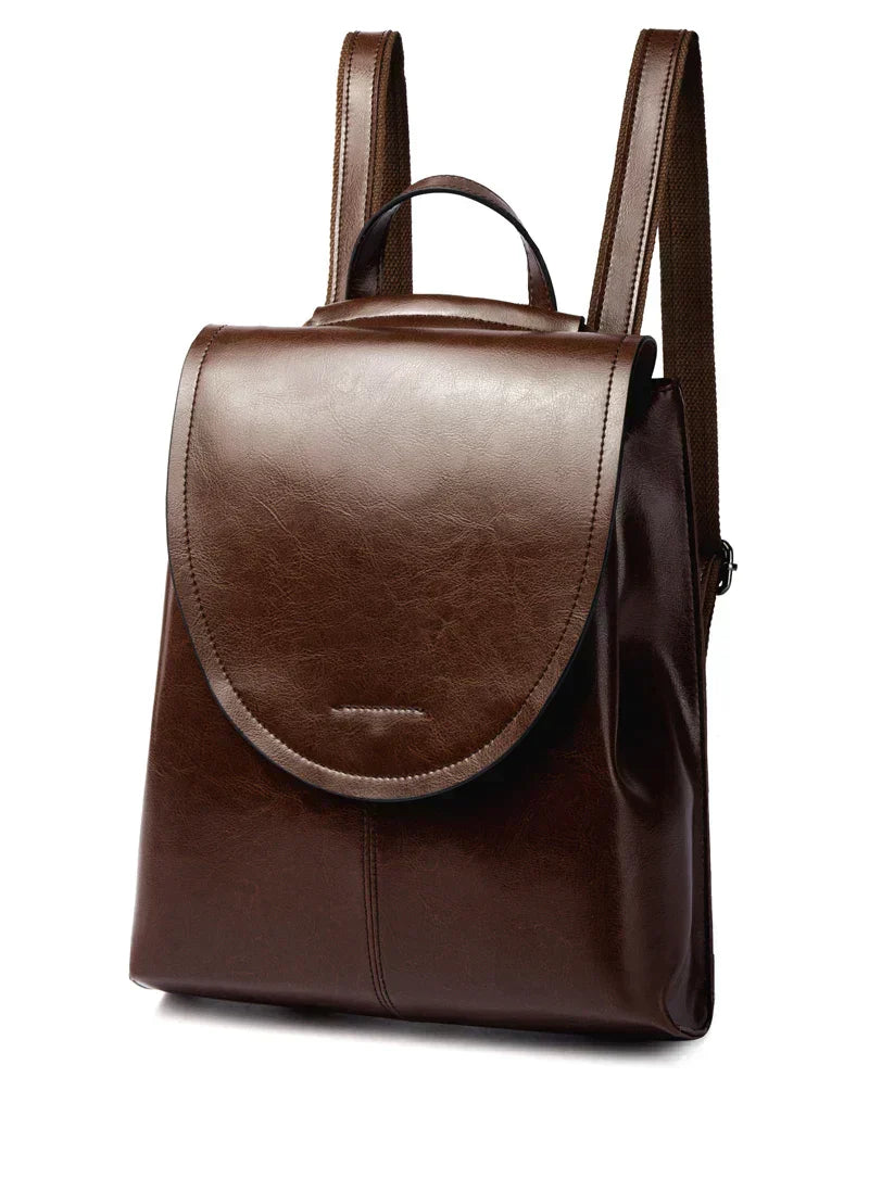Fashionable Ladies Leather Rucksack