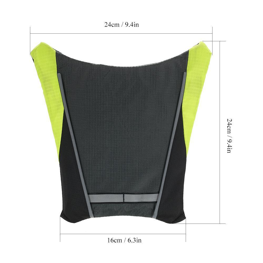 Visible LED Safety Vest for Cycling Outdoor Use