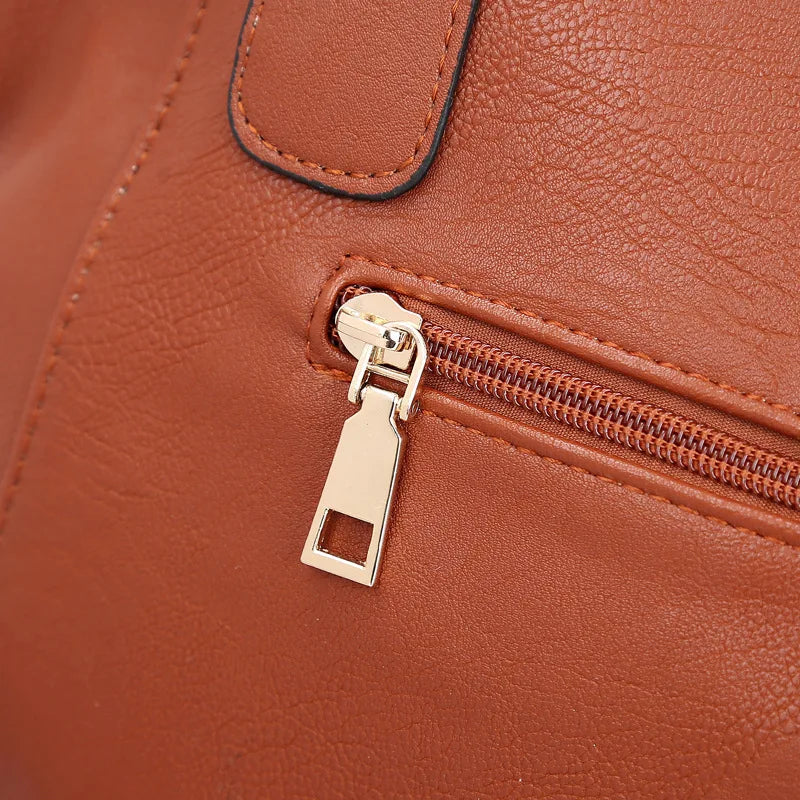 Chic Retro PU Leather Crossbody Bag for Ladies