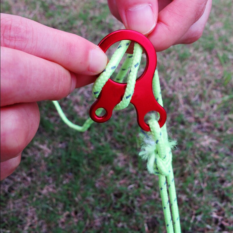 Easy Use 10pc Camping Tent Rope Clips