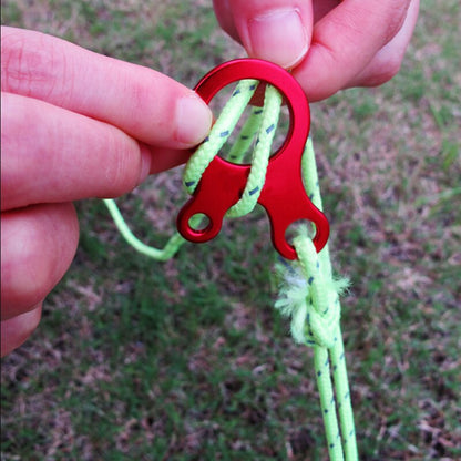 Easy Use 10pc Camping Tent Rope Clips