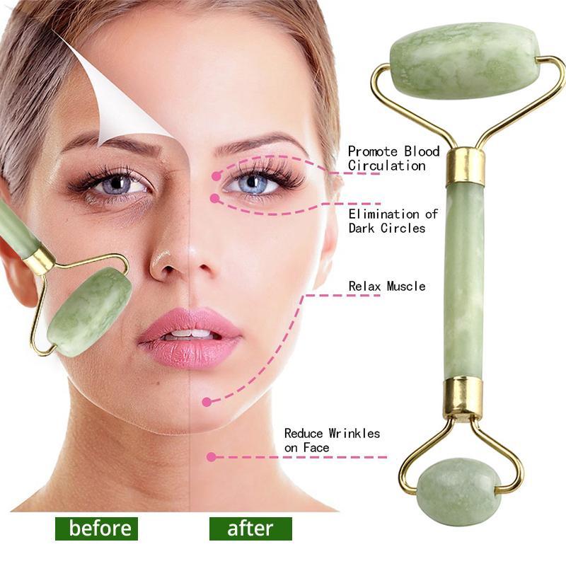 Natural Jade Face Massage Roller