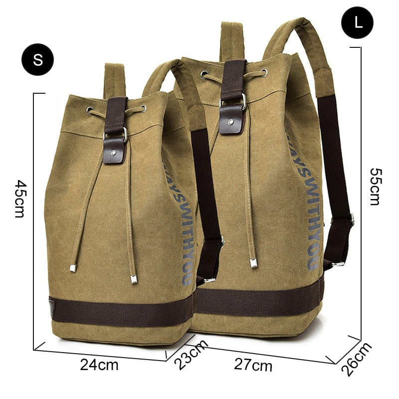 Traveler Canvas Tote Backpack Bag