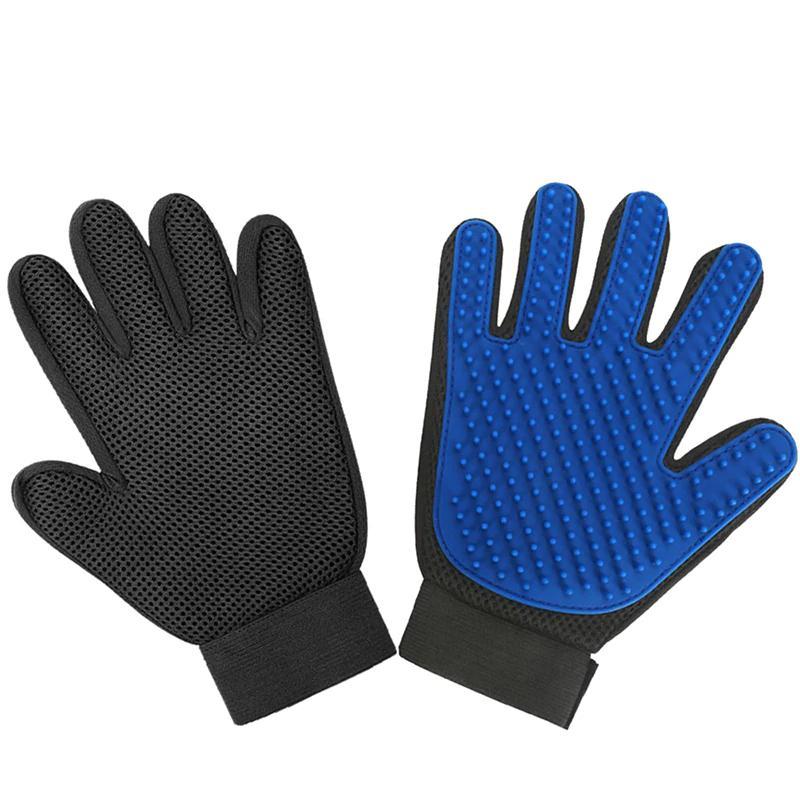 Gentle Pet Grooming Silicone Glove Brush