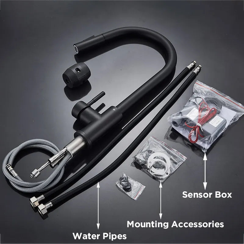 Touchless Kitchen Faucet with Pull-out Spray Head