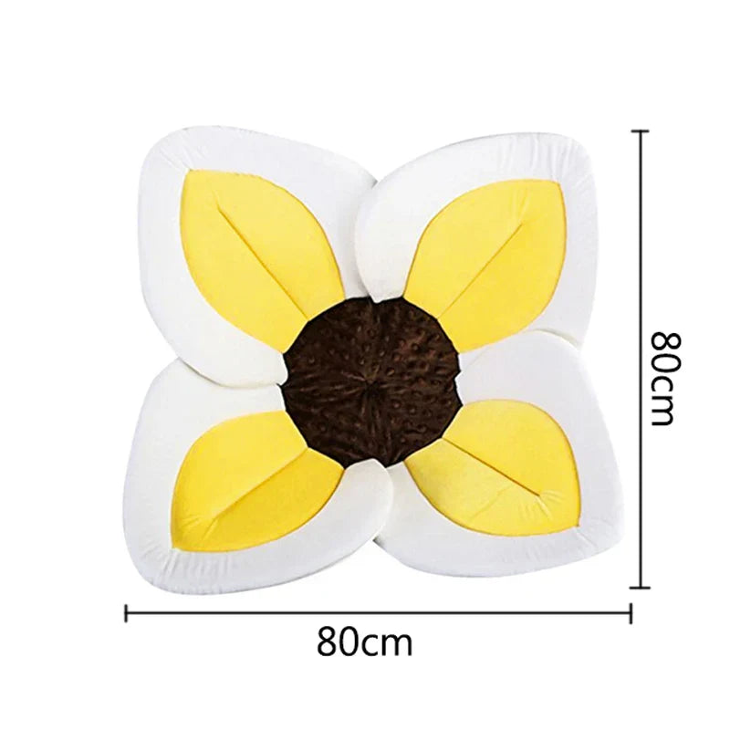 Soft Floral Baby Bath Support Mat