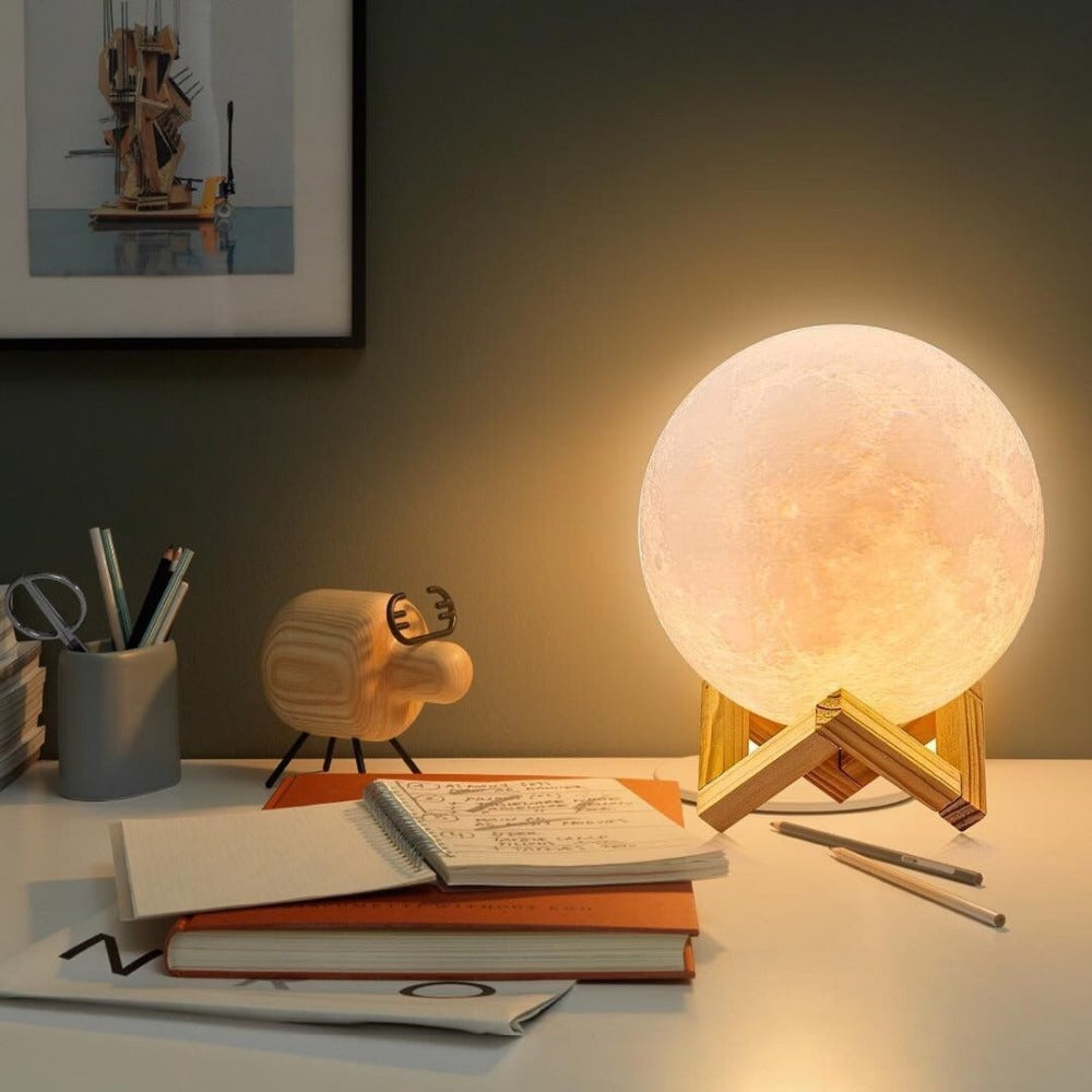 Bright Moon Night Table Lamp - Fesara