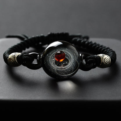 Colorful Galaxy Beaded Wrist Bracelet