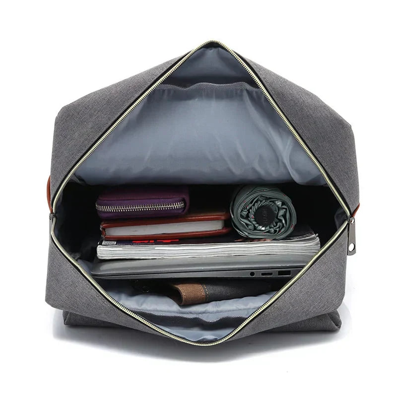 Classic Leather College Backpack