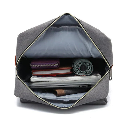 Classic Leather College Backpack