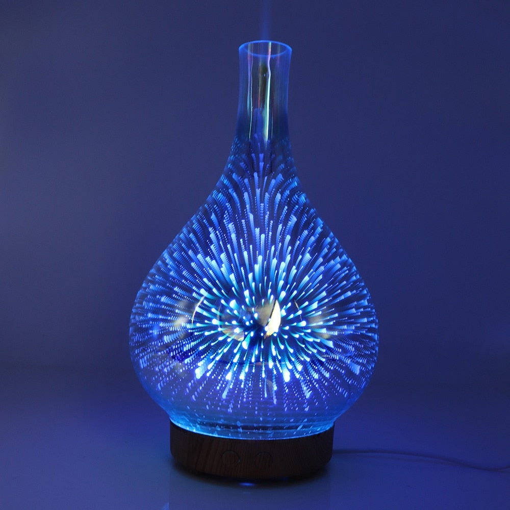 Soothing Aroma Essential Oil Diffuser with Calming LED Light - Fesara