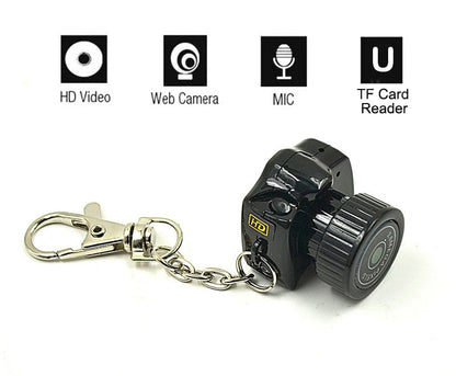 Compact Keychain Mini HD Video Camera
