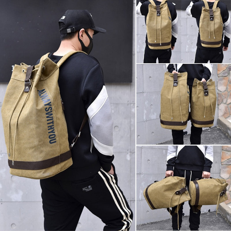 Traveler Canvas Tote Backpack Bag