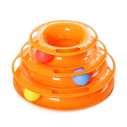 Interactive 3-Level Tower Cat Toy