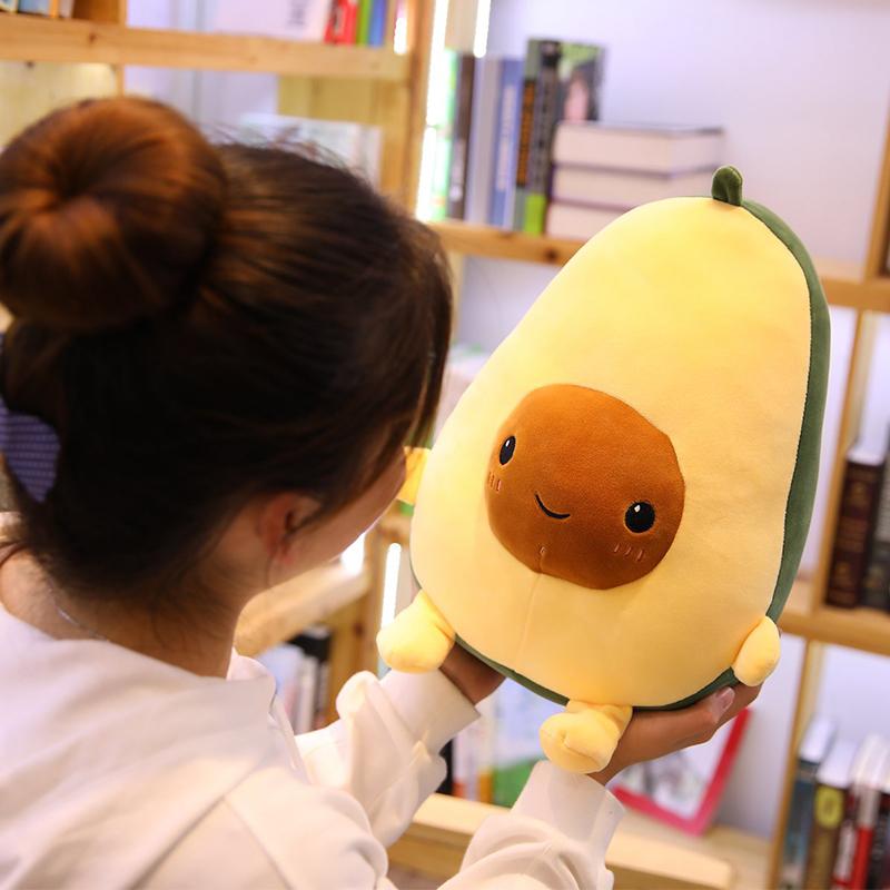 Plush Green Avocado Hug Pillow Gift