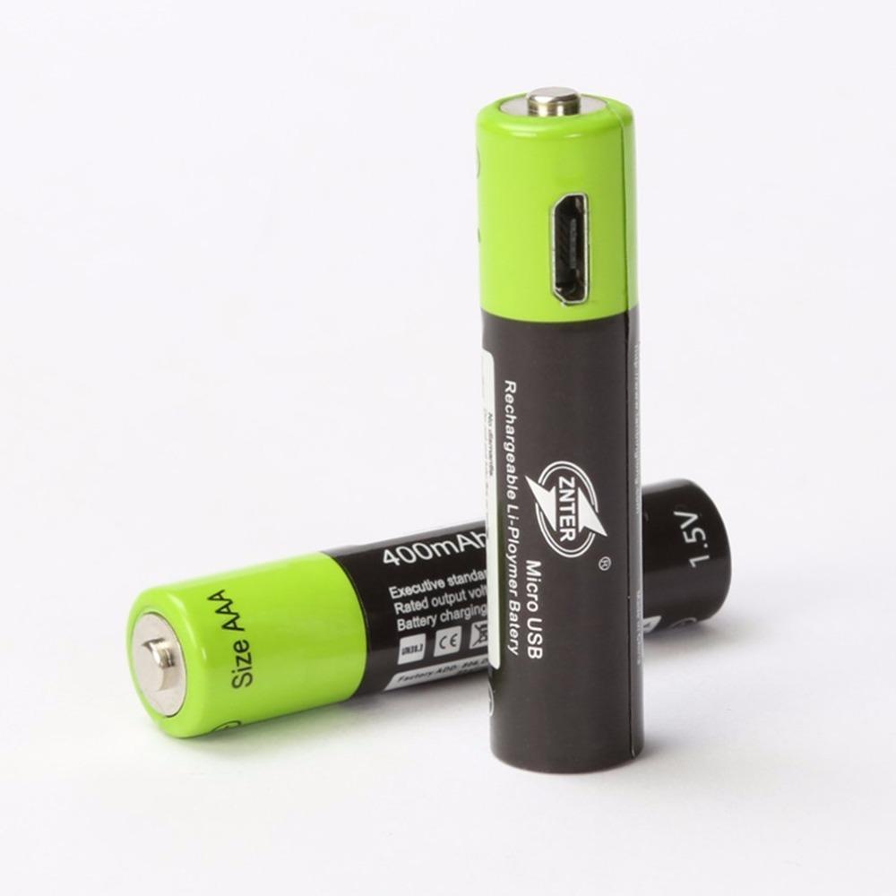 Long Lasting Rechargeable AAA Batteries USB - Fesara