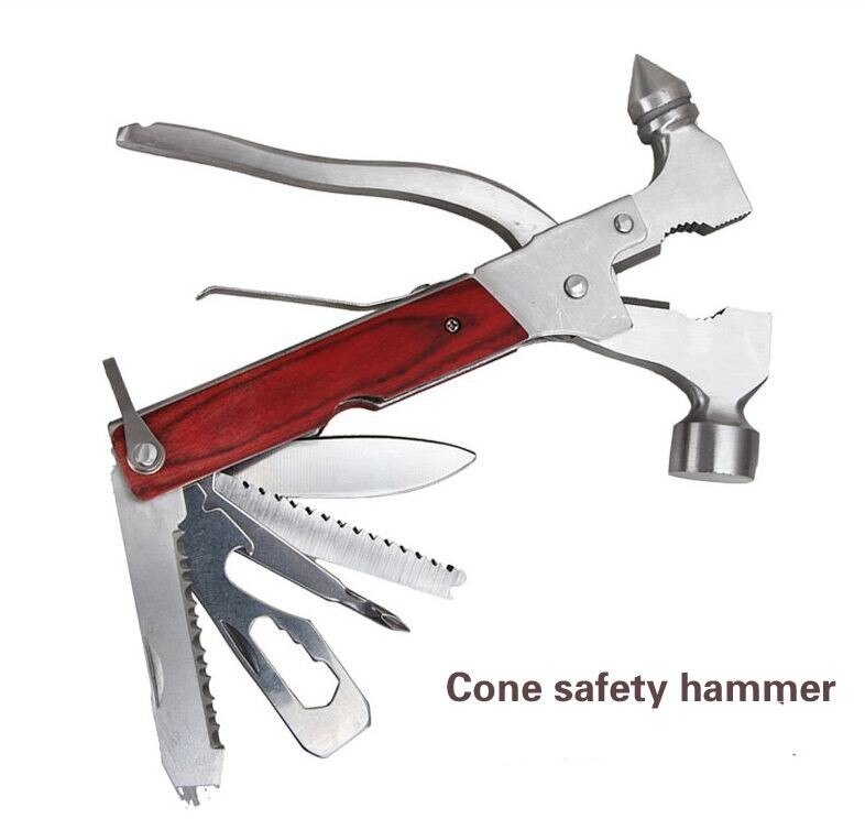 Portable Stainless Steel Camping Hammer Multi Tool