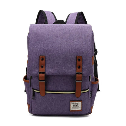 Classic Leather College Backpack