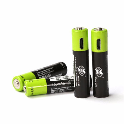Long Lasting Rechargeable AAA Batteries USB