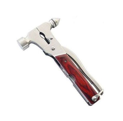 Portable Stainless Steel Camping Hammer Multi Tool - Fesara