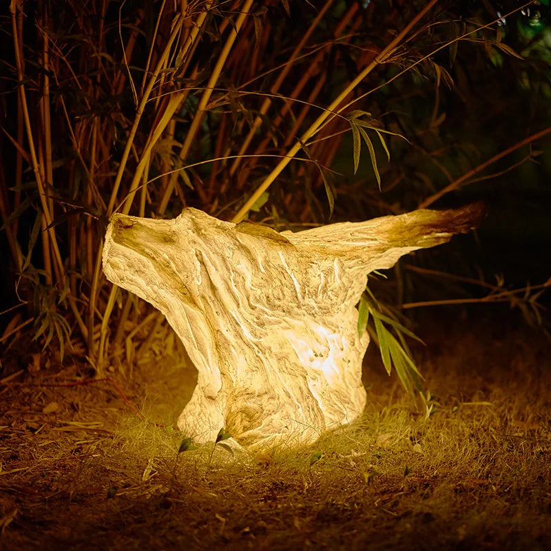 LUXELY Waterproof Outdoor Stump Light - 50,000 Hour LED Garden Lighting-3