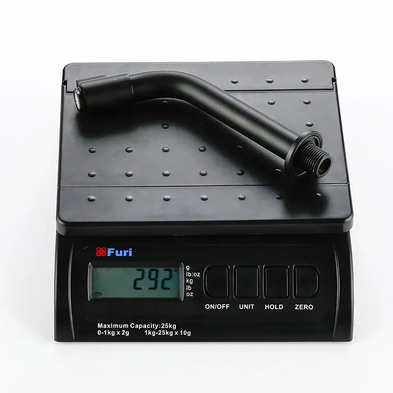 Sleek Black Wall Mount Faucet for Modern Kitchen Bath