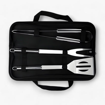 Premium BBQ Grill Accessories Kit with Storage Case