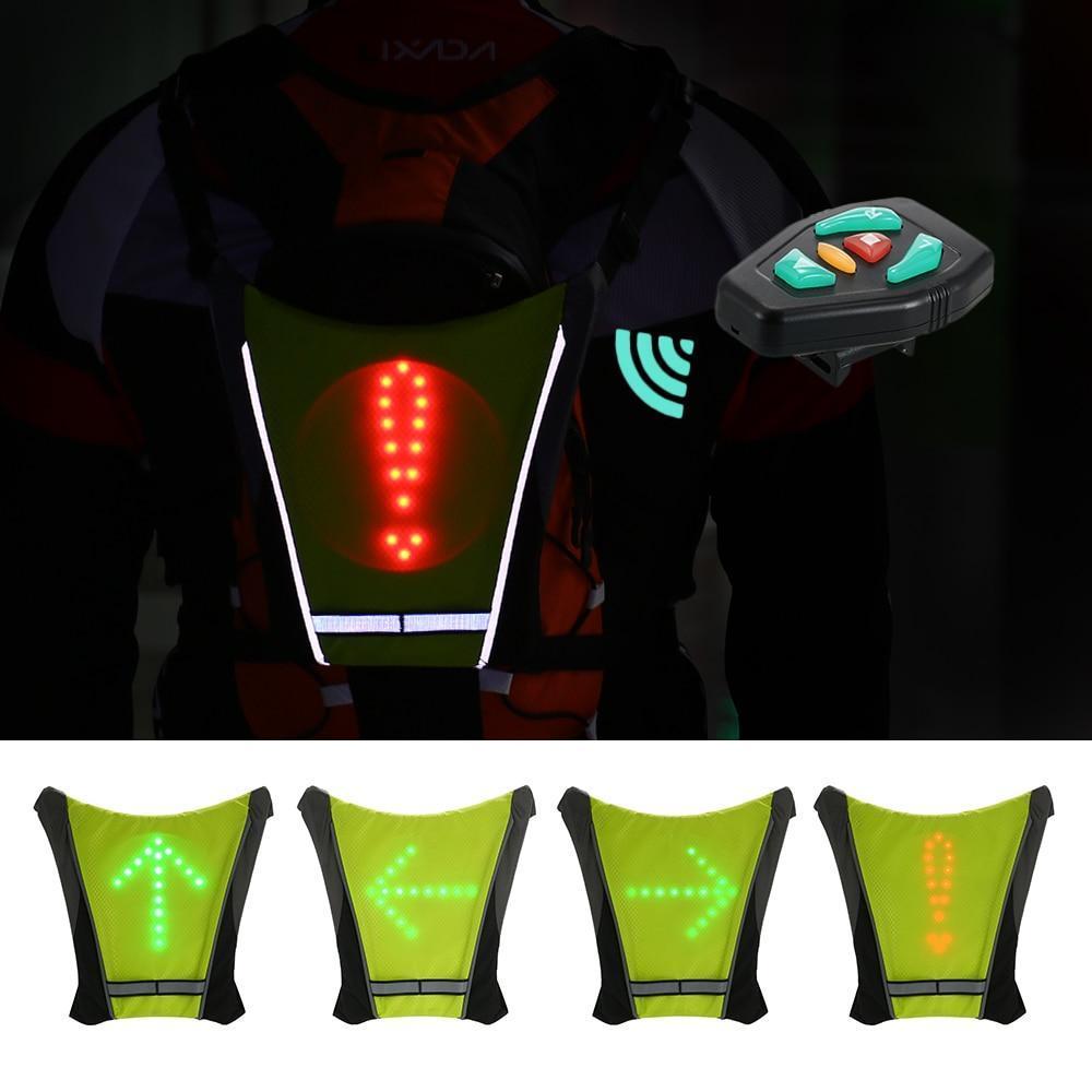 Visible LED Safety Vest for Cycling Outdoor Use
