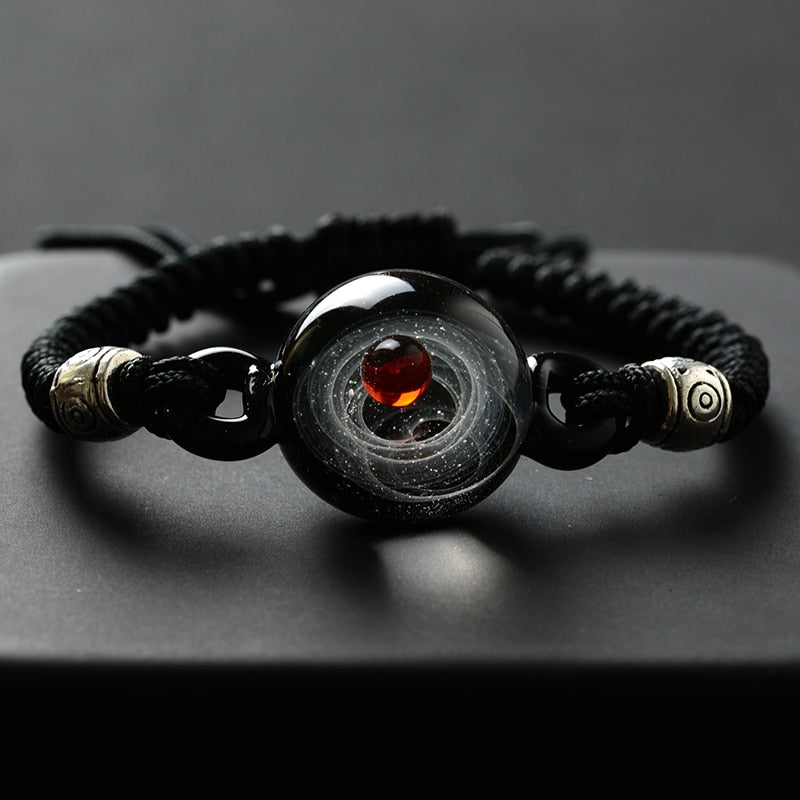 Colorful Galaxy Beaded Wrist Bracelet