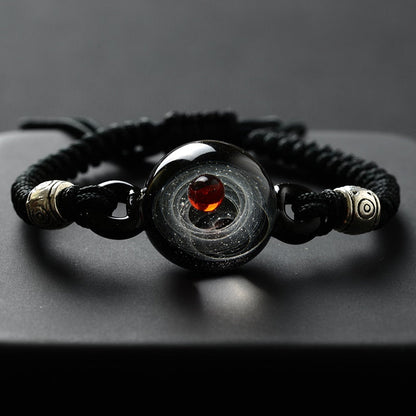 Colorful Galaxy Beaded Wrist Bracelet