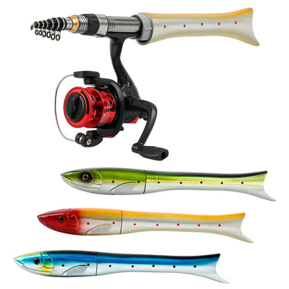 Portable Compact Fishing Rod Set