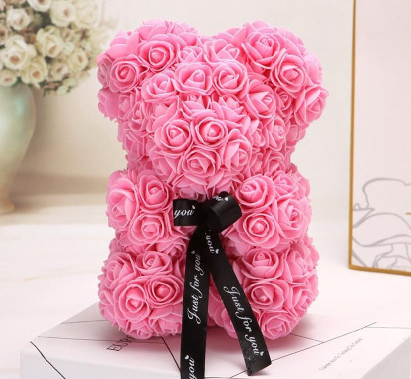 Beautiful Floral Teddy Bear Gift