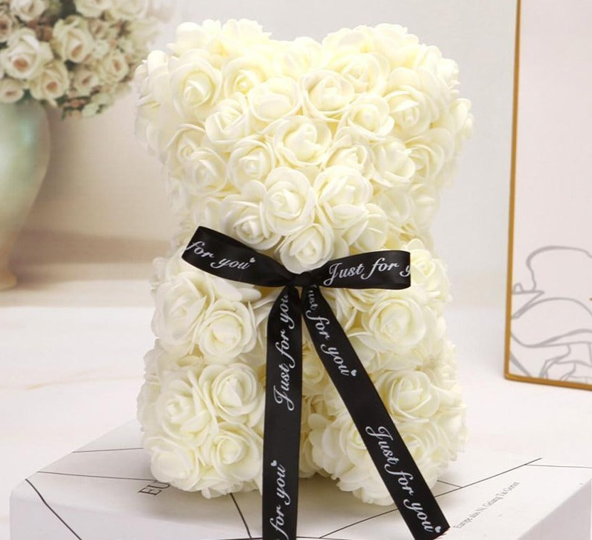 Beautiful Floral Teddy Bear Gift