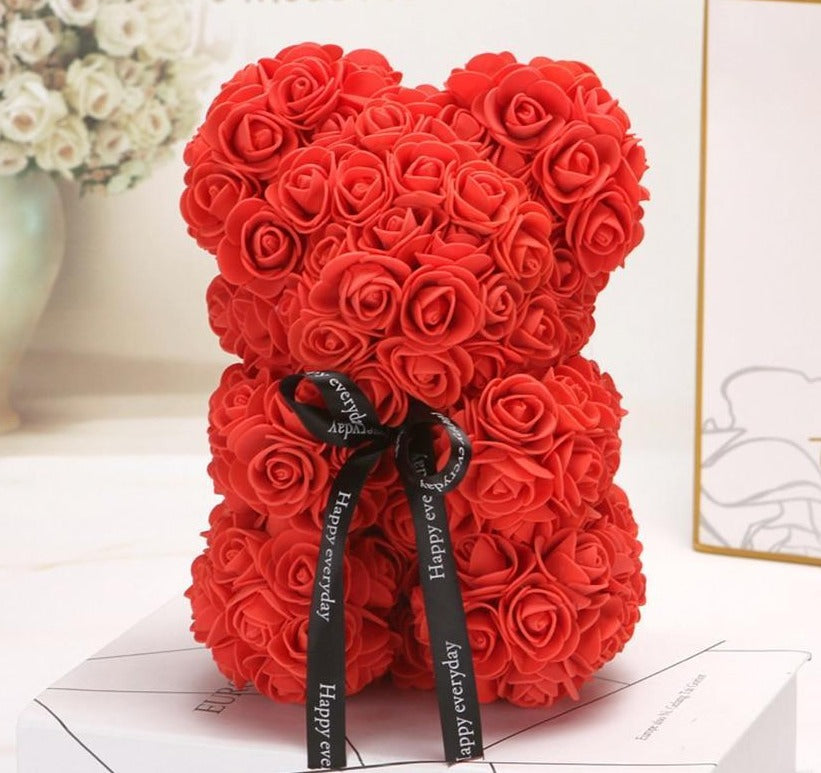 Beautiful Floral Teddy Bear Gift