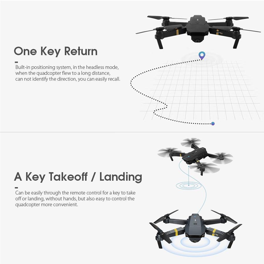 Portable Foldable HD Mini Drone With 2MP Camera