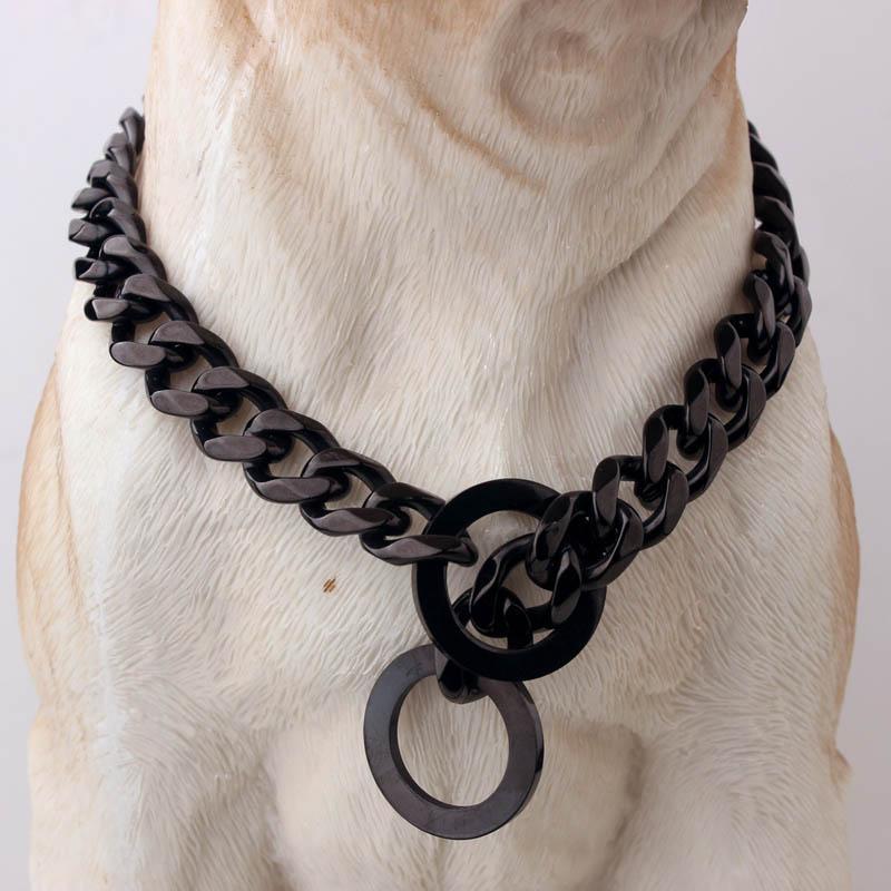 Stylish Wide Hip Hop Dog Collar 15mm