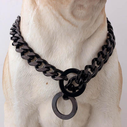 Stylish Wide Hip Hop Dog Collar 15mm