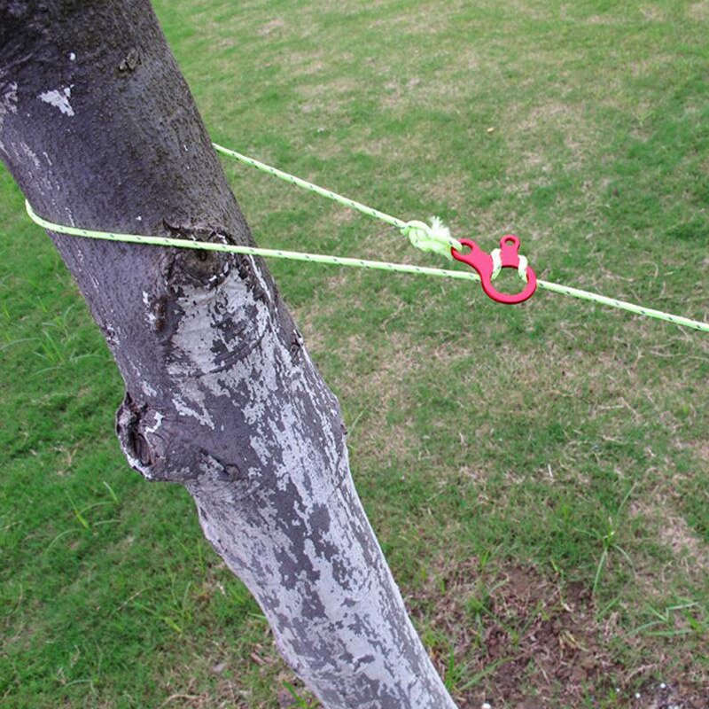 Easy Use 10pc Camping Tent Rope Clips