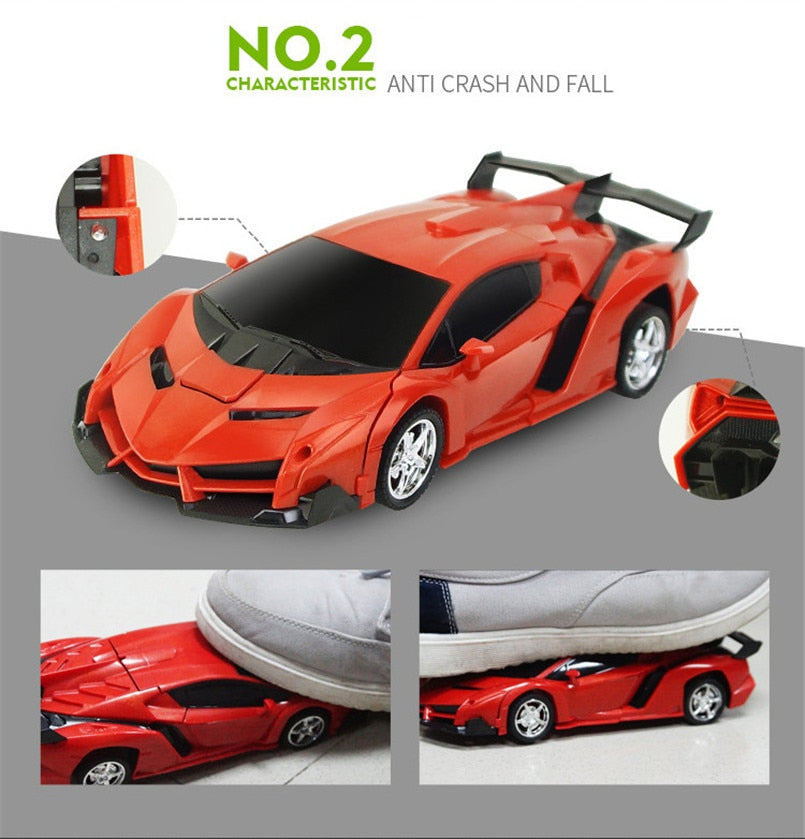 Fast 2 in 1 Remote Control Transforming Car Toy