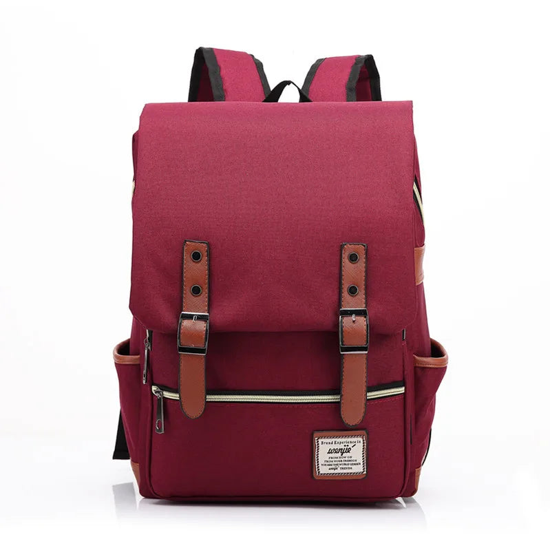 Classic Leather College Backpack