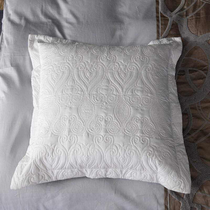 Luxurious Grey Duvet Cover Set with Metallic Design