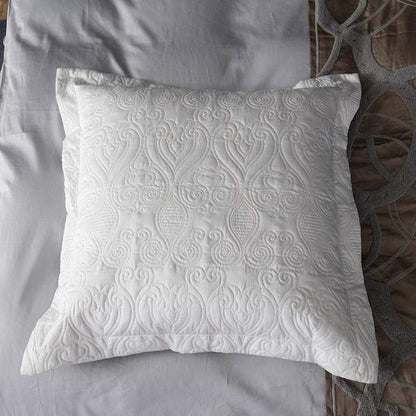 Luxurious Grey Duvet Cover Set with Metallic Design