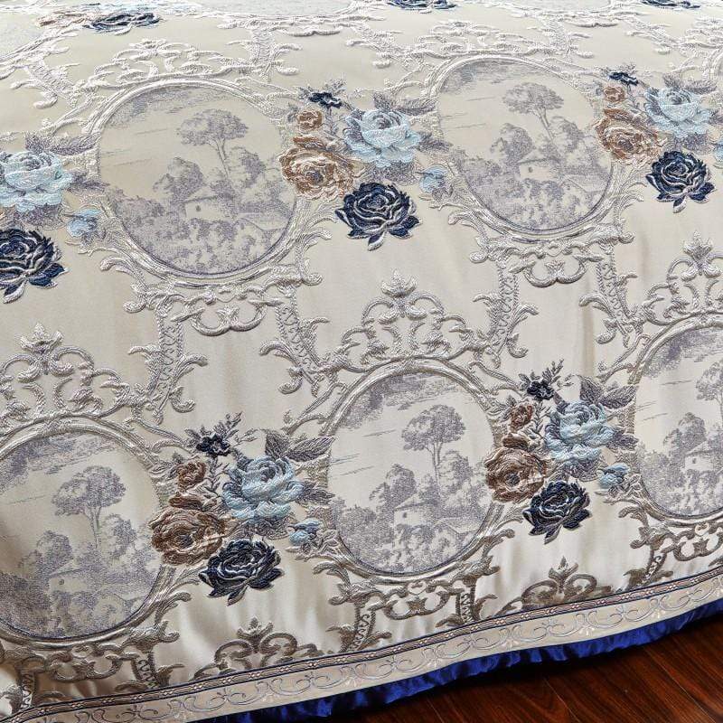 Luxury Cotton Silk Bedding with Elegant Designs